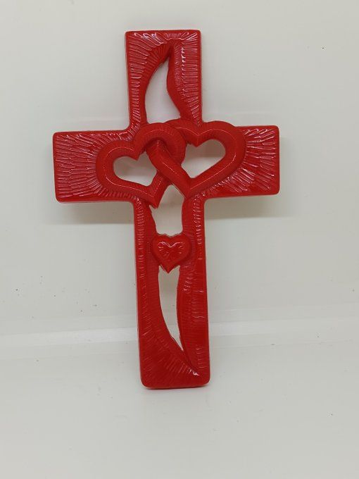 croix cœur rouge 